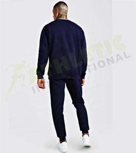 Chándal deportivo de buena calidad al por mayor con logotipo personalizado para hombre, chándal de manga larga con estampado de sublimación y cremallera de algodón - Product Image 5