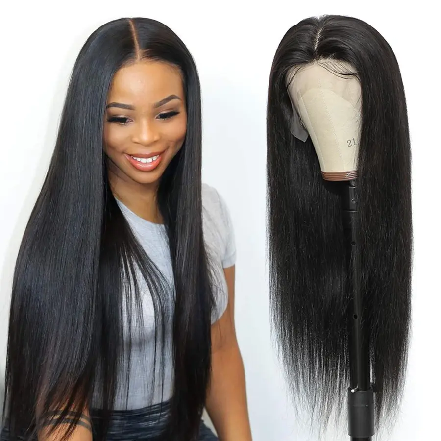 wholesale 100% unprocessed wholesale Human Hair Silk Top Wig Full Lace Hair Wigs cuticle Virgin Glueless Silk Base Full Lace Wig