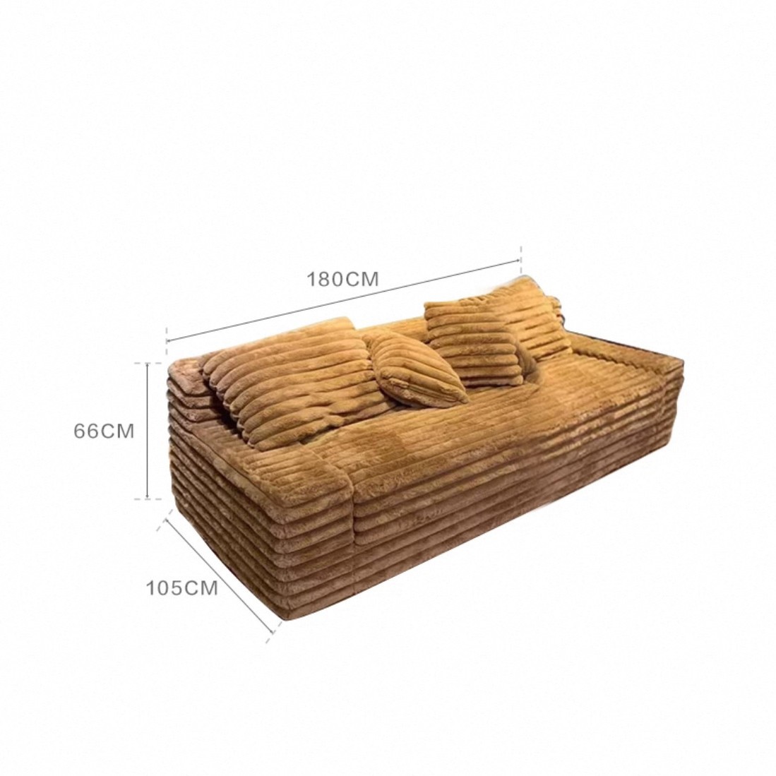 โซฟาตรง [180 * 105 * 70 ซม.]