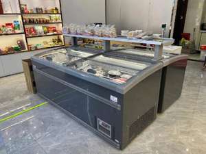 Refrigerador Comercial, Exhibidor de Refrigeración para Supermercados, <span class=keywords><strong>Congelador</strong></span> Abierto Tipo Isla, <span class=keywords><strong>Vitrina</strong></span> <span class=keywords><strong>Horizontal</strong></span>, <span class=keywords><strong>Congelador</strong></span> Profundo - Product Image 6
