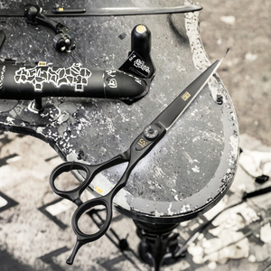 Professionnel En Acier Inoxydable À Long Manche 28 Dents Ciseaux De Coupe De Cheveux Sharp Amincissement Cisaillement Ensemble Gelenco JD-108 pour Barber - Product Image 3