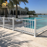 Panneau de clôture en aluminium thermolaqué noir, blanc, bronze pour piscine extérieure, jardin, pelouse, patio – Barrière de sécurité résidentielle USA