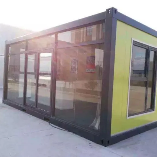 การออกแบบใหม่ Prefab สำนักงานที่ถอดออกได้มือถืออาคาร Modular การออกแบบที่ทันสมัย40FT สองห้องนอนบ้านตู้คอนเทนเนอร์สำเร็จรูป