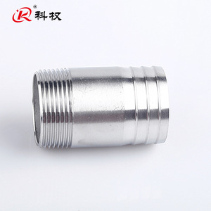 ข้อต่อท่อเกลียวสแตนเลส Kq 304 ข้อต่อท่อตัวผู้ อุปกรณ์ประปาในครัวเรือน - Product Image 1