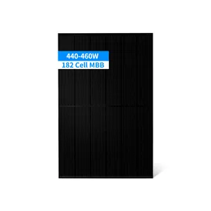 Factory Price Solar Power Panel All Black mono Pv module 430W 440W 450W 460W Monocrystalline All Black Solar Power Panels