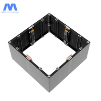 Écran LED transparent d'extérieur P3.91-7.81 avec luminosité de 4500-5500 cd et fréquence de rafraîchissement de 3840 Hz