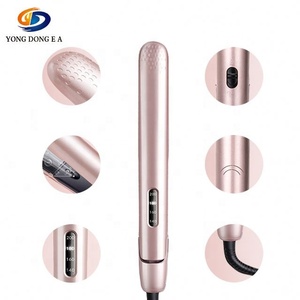 Peine de hierro plano <span class=keywords><strong>para</strong></span> mujer, la <span class=keywords><strong>mejor</strong></span> máquina alisadora de cabello de oro rosa, máquina alisadora de pelo iónica profesional - Product Image 6