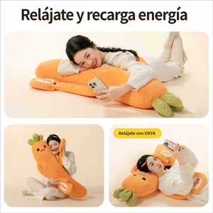 Coussin <span class=keywords><strong>de</strong></span> sommeil apaisant CARROT King, coussin en peluche pour envelopper les jambes, avec vibration et chauffage pour les filles, les femmes enceintes - Product Image 4