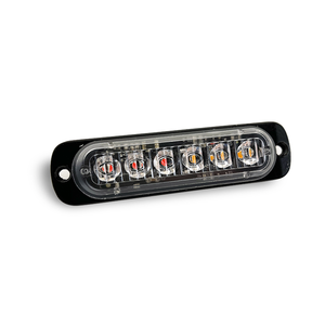 Feu de signalisation latéral stroboscopique à une rangée pour camion et voiture, 12V 24V CC, LED bleue et rouge, matériau ABS, ajustement universel, garantie 2 ans - Product Image 6