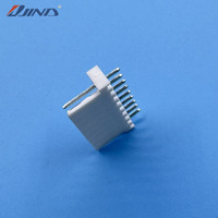 Conector de Montaje en Placa de Latón de 9 Pines con Paso de 2.54mm 2510-9A para PCB IP67 DC Recto Vertical Macho