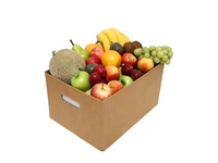 Boîte à agrumes personnalisée avec séparateur pour citron, orange, pamplemousse, pour la distribution au détail