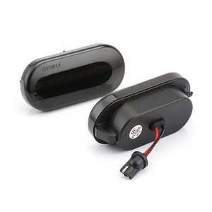 Clignotants latéraux dynamiques à LED KEMAUTO avec effet de fumée 12V 5W pour VW <span class=keywords><strong>Golf</strong></span> 3/<span class=keywords><strong>4</strong></span> T5 Polo 6N Sharan - Rétrofit/Amélioration Nouveau - Product Image 3