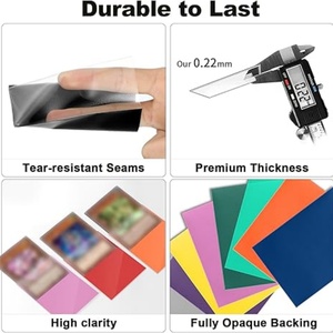 Premium Quality Ultra Fit Matte <b>Card</b> Sleeves Heavy Duty for TCG <b>Cards</b> Collection - Product Image 2