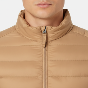 Men's Puffer Jacket Warm Lightweight Stylish Quilted Hooded Waterproof Windproof <b>Thermal</b> Comfortable Durable Winter Canvas - Product Image 1