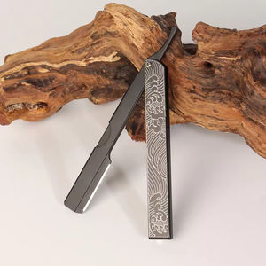 Nueva Llegada: Maquinilla de Afeitar de Acero Inoxidable Vintage con Cuchilla de un Solo Filo para Barba y Seguridad, Estilo Barbero - Product Image 5