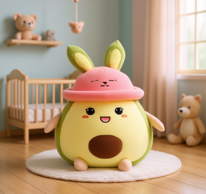 Peluche de Conejo Aguacate, Juguete de Peluche Suave para Dormitorio, Decoración de Cumpleaños para Niños, Diseño Moderno, Regalo Unisex, Pieza Individual - Product Image 2