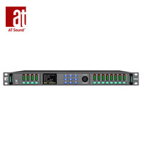 Système de sonorisation professionnel numérique 4-en-8 TA48 96K+FIR de haute qualité pour scène extérieure, en métal, pour ligne de sonorisation (Factory OEM)