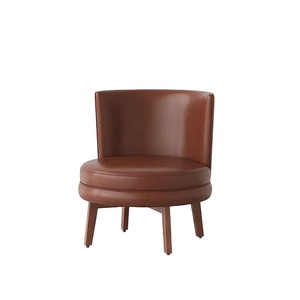 Muebles de Restaurante Vintage Marrón Hechos a Medida, Silla y Mesa de Café para Salón VIP - Product Image 1