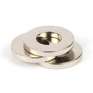 Competitive Price Super Strong N35 N45 N52 Cylindrical Countersunk Ring Magnet Circle Magnet Radial Ring Neodymium Magnet