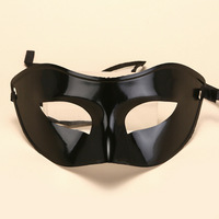Masque de prince demi-visage rechargeable multicolore en plastique pour performance de fête costumée d'Halloween, unisexe adulte