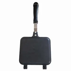 Gas antiaderente Sandwich Maker ferro pane Toast macchina per la colazione Waffle Pancake cottura Barbecue forno stampo Grill padella