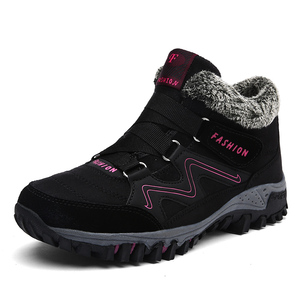 Gran oferta, botas de nieve informales para hombres y mujeres, zapatillas de tobillo impermeables de piel de oveja, logotipo personalizado, parte superior alta, Occidental, cálido para exteriores para <span class=keywords><strong>Marti</strong></span> - Product Image 6