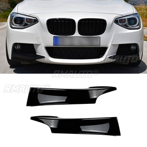 ลิ้นกันชนหน้าสีดำเงา สปอยเลอร์ ดิฟฟิวเซอร์ ชุดแต่งสำหรับ BMW ซีรีส์ 1 F20 F21 120i M-Sport ปี 2012-2014 - Product Image 1