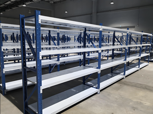 <span class=keywords><strong>Precio</strong></span> de fábrica Estante de almacenamiento de almacén de metal de 4 capas y unidades de <span class=keywords><strong>estantería</strong></span> 200kg Estantes y estantes apilables - Product Image 4