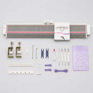Machine à tricoter manuelle à lit plat LK150, 150 aiguilles, calibre moyen 6,5 <span class=keywords><strong>mm</strong></span>, pour projets de tricot et échantillons de studio à domicile - Product Image 6