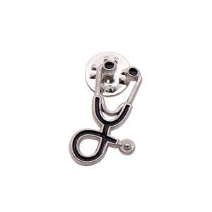 Diseño personalizado Metal esmalte Pin New Doctor Series corazón cerebro Logo diseño regalo dar Premio recuerdo esmalte suave solapa Pin - Product Image 5