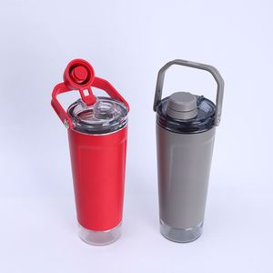 Termo Deportivo de Acero Inoxidable 304, Aislado al Vacío, Portátil, para Gimnasio, Taza Mezcladora, Mantiene la Temperatura de 6 a 12 Horas - Product Image 4
