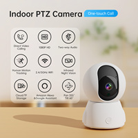 Kamera Keamanan WiFi Indoor PTZ Harga Pabrik, Panggilan Satu Sentuhan, Audio Dua Arah, Monitor Bayi Rumah, Kamera IP Nirkabel