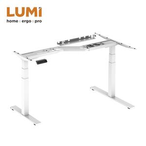 Muebles de oficina en forma de L de 2 patas, escritorio de Pie ajustable con doble motor para Canadá - Product Image 6