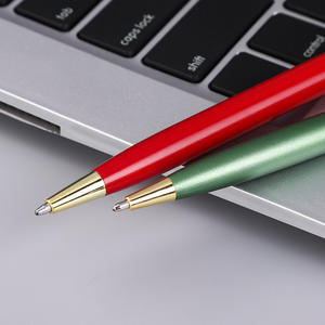 Stylo publicitaire en métal avec stylet, stylo à bille pour hôtel avec stylet, toucher doux, logo personnalisé - Product Image 4