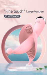 เครื่องสั่นรูปดอกไม้ 5 ระดับความถี่ ชาร์จผ่าน USB กระตุ้นลิ้นได้อย่างรุนแรง สำหรับผู้ใหญ่ - Product Image 2