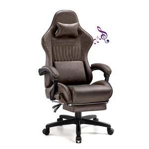 Silla Gamer, Silla de Juego con Masaje, Silla de Carreras, Silla de Juego Moderna de Aluminio con RGB, de Cuero PU Blanco, en Oferta - Product Image 3