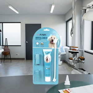 <span class=keywords><strong>Dentifrice</strong></span> dentaire de luxe <span class=keywords><strong>pour</strong></span> animaux de compagnie de marque Fresh Friend avec brosses à dents de boeuf Matière plastique écologique - Product Image 2