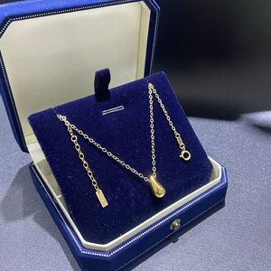 Collier pendentif élégant en or 18 carats Shuidi Jucai, nouvelle collection été 2025, design original, vente en gros de colliers fins - Product Image 4