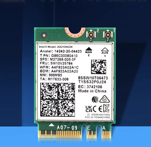 Produit de composants électroniques de carte réseau sans fil <span class=keywords><strong>Intel</strong></span> WiFi 6E <span class=keywords><strong>AX210NGW</strong></span> d'origine - Product Image 2