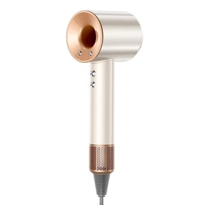 Secador de pelo de alta velocidad con iones negativos, silencioso, para uso doméstico, con concentrador y boquilla difusora, motor de corriente continua. - Product Image 1