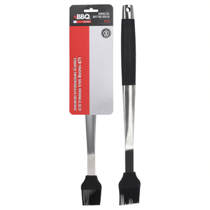 Silicone Kitchen <b>Brush</b> (41cm) Chrome and Black C04000100 - Product Image 2