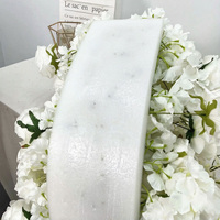 GNW Großhandel Blumen-Tischläufer Künstlicher Weißer Seiden-Rosen-Tischläufer für Hochzeitsdekoration