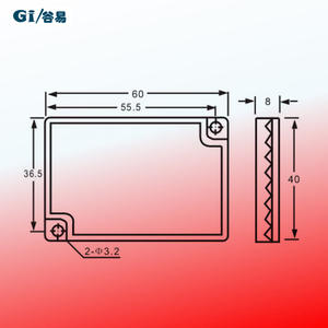ฮาร์ดแวร์และอุปกรณ์เสริมเซ็นเซอร์สะท้อนแสงแบบกระจกโฟโตอิเล็กทริกทรงรังผึ้งขนาดใหญ่ 60 มม.*40 มม. รุ่น E39-R1 - Product Image 4