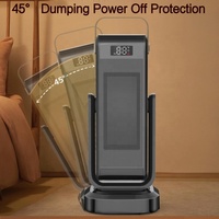 Nouveauté Vente en gros Chauffage soufflant électrique en céramique PTC mobile pour la maison Support de chauffage au sol électrique pour l'hiver