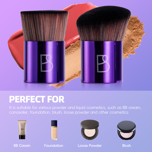 แปรงคา<span class=keywords><strong>บ</strong></span>ูกิสีม่วง 2 ชิ้น แบ<span class=keywords><strong>บ</strong></span>พกพา หัวแปรงแ<span class=keywords><strong>บ</strong></span>นเฉียง สำหรับรองพื้นชนิดน้ำ ครีม แป้งฝุ่น <span class=keywords><strong>บ</strong></span>ลัชออน แปรงคา<span class=keywords><strong>บ</strong></span>ูกิขนาดใหญ่ ขนแปรงฟู - Product Image 3