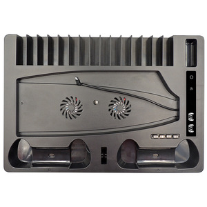 PS5 Console Stand With Fan Cooling <b>Controller</b> Charging Dock And Headphone <b>Holder</b> For PS5 Game Console Accessories - Product Image 4