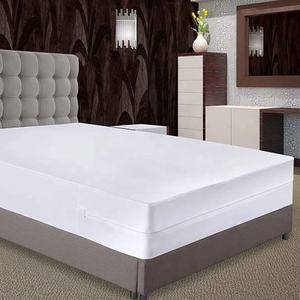 Protège-<span class=keywords><strong>matelas</strong></span> hypoallergénique en coton doux avec fermeture éclair, 6 tailles, imperméable, anti-moisissure, anti-acariens et anti-insectes pour la maison et l'hôtel - Product Image 2