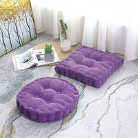 Coussins de siège en velours côtelé pour siège extérieur de couleur unie personnalisable Coussin de siège pour chaise de bureau