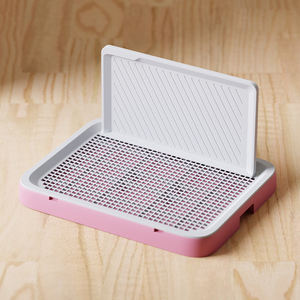 Lettiera per cani portatile toilette vasino per cani per interni o veranda con deflettore per pipì tappetino per cani riutilizzabile con vassoio - Product Image 1