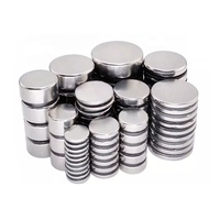 N50H N40SH N33UH Disco personalizado Redondo Circular Proveedor dorado Materiales Imanes de neodimio permanentes fuertes